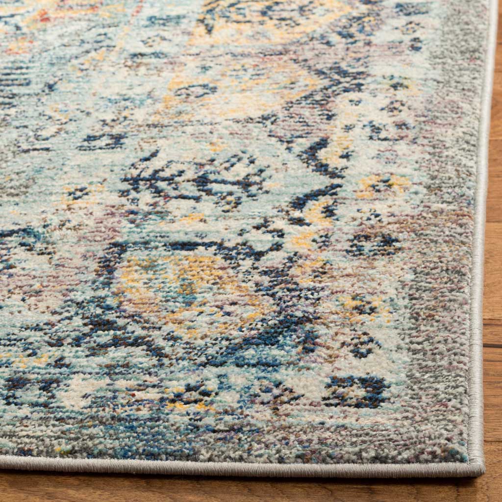 Savannah Gray/Navy Area Rug - Image 2