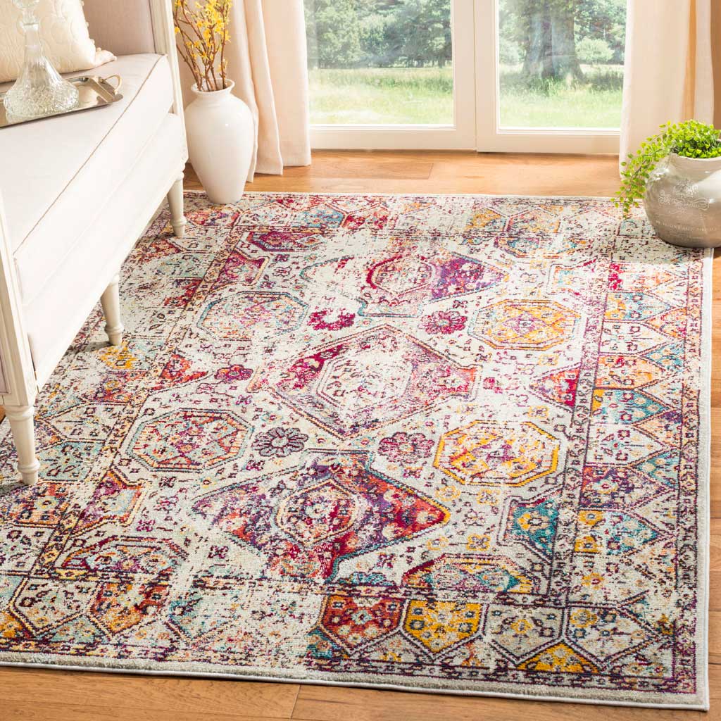 Savannah Gray/Red Area Rug - Image 4