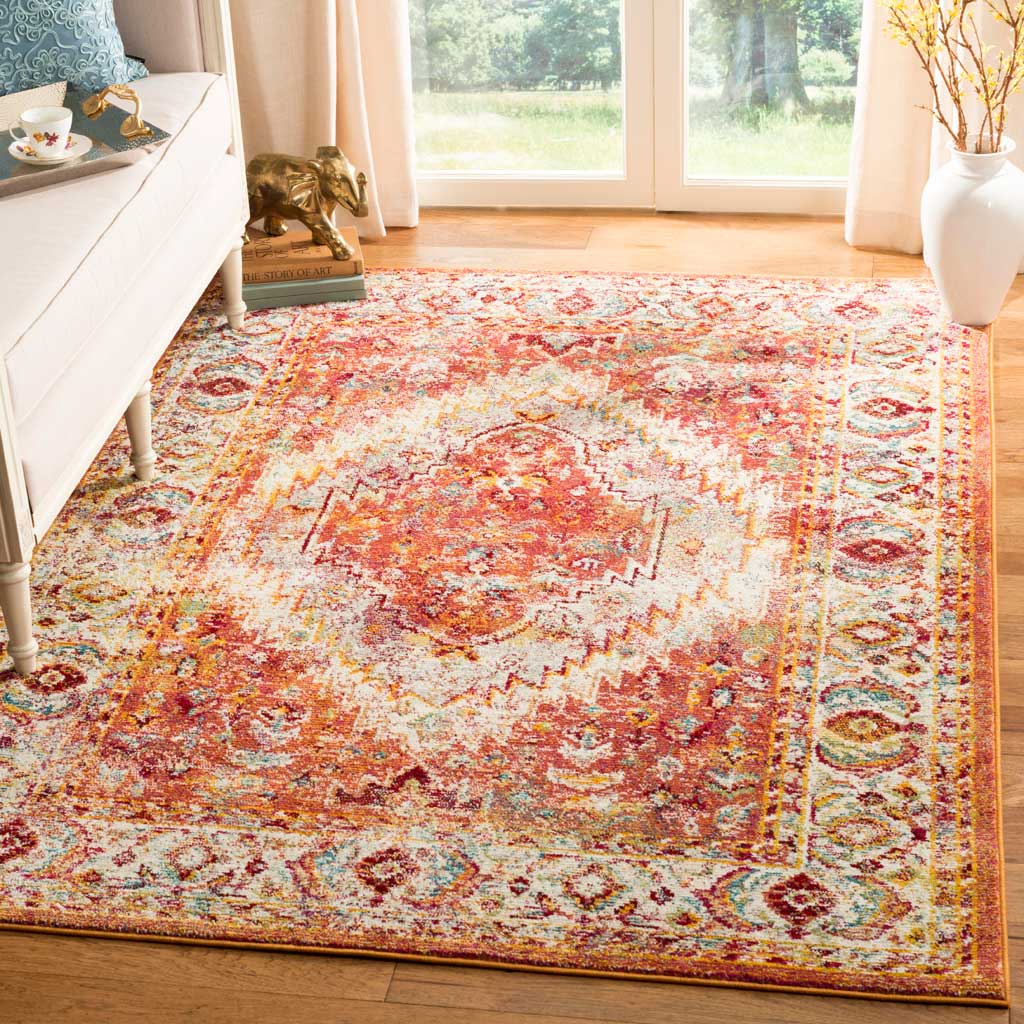 Savannah Orange Area Rug - Image 4