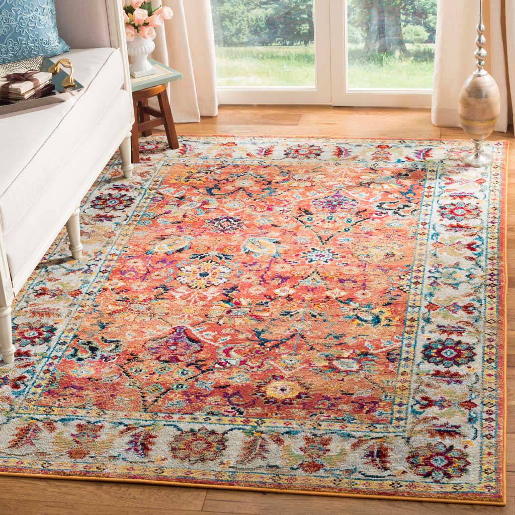 Savannah Orange/Slate Area Rug - Image 4