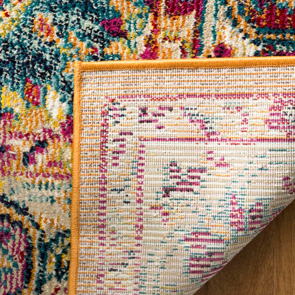 Savannah Orange/Teal Area Rug - Image 3