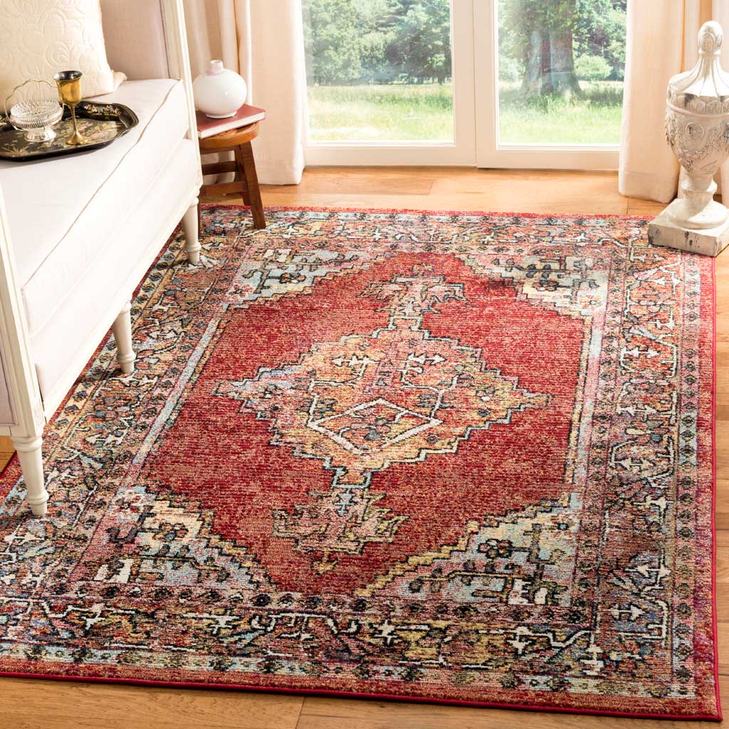 Savannah Red Area Rug - Image 4
