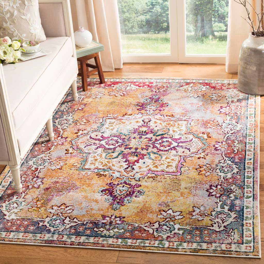 Savannah Yellow Area Rug - Image 4