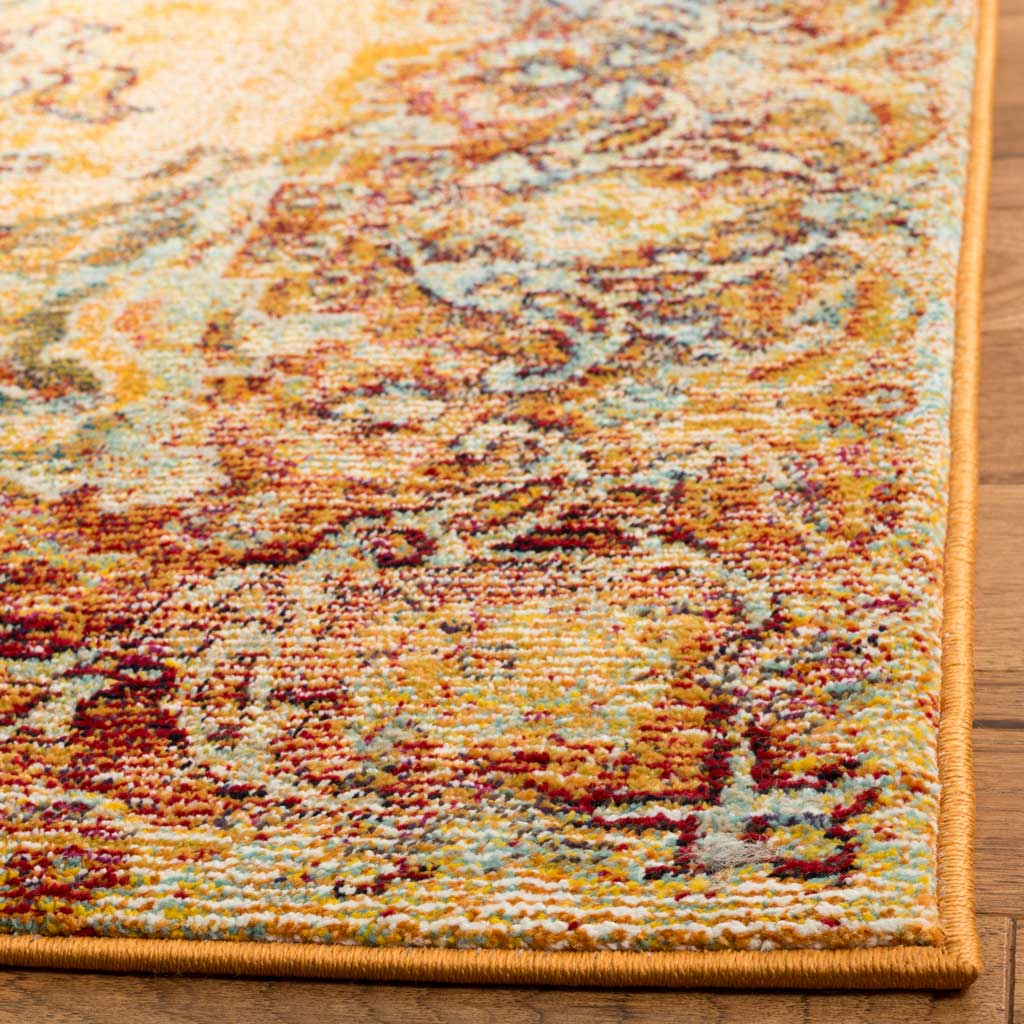 Savannah Yellow/Orange Area Rug - Image 2