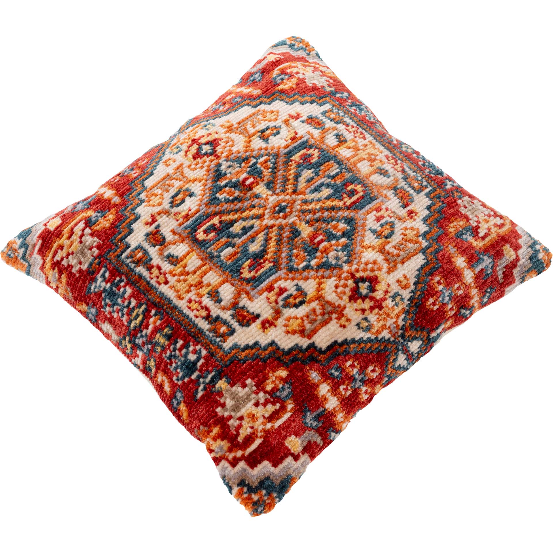 Savion Pillow Beige/Burnt Orange/Bright Red - Image 2