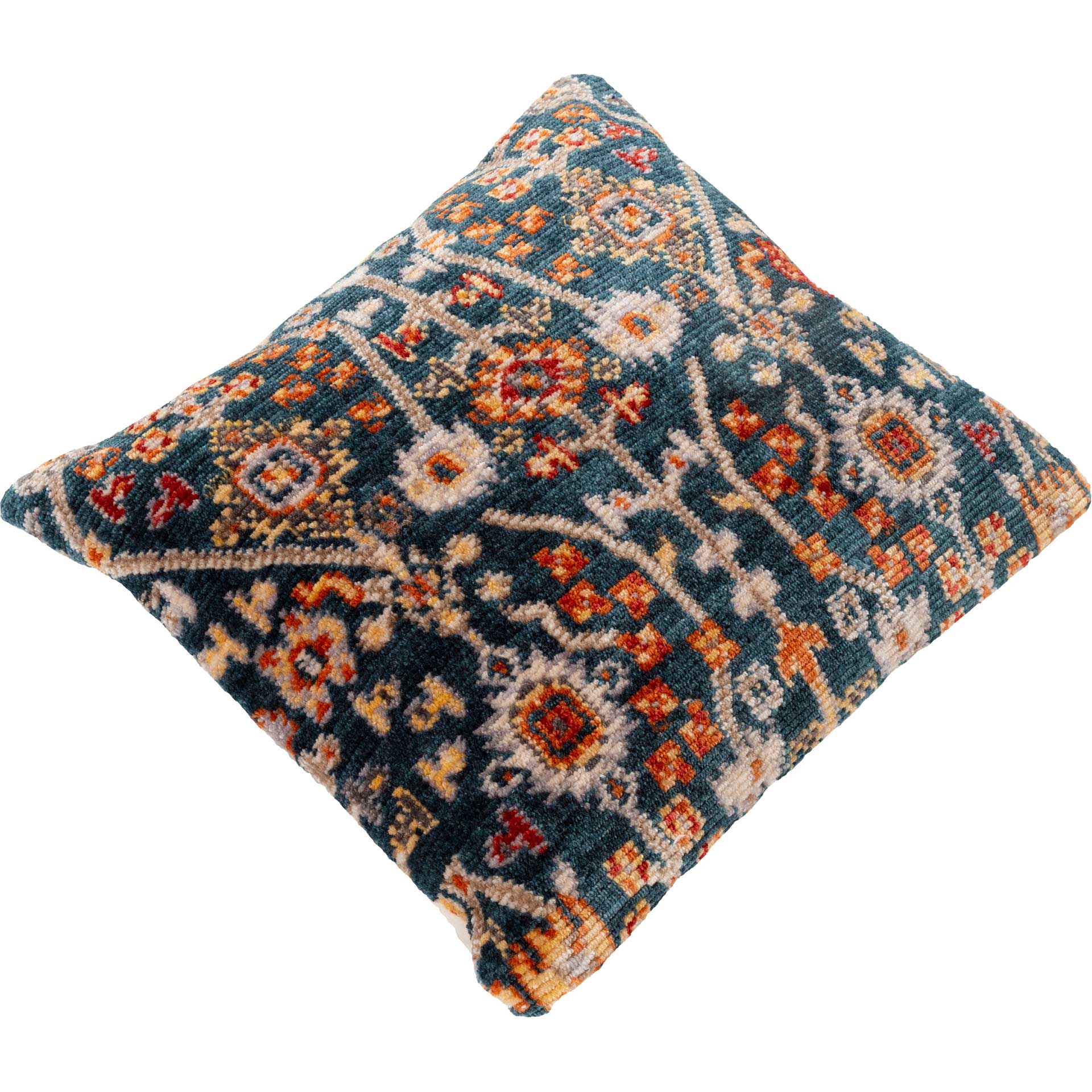 Savion Pillow Beige/Teal/Butter - Image 2