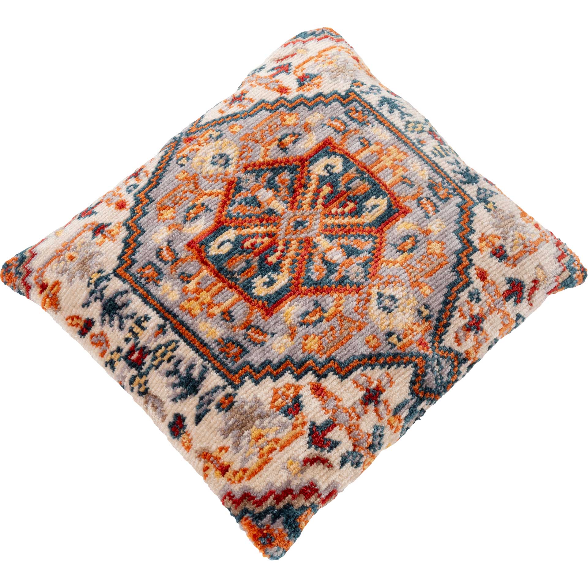 Savion Pillow Burnt Orange/Beige/Bright Red - Image 2