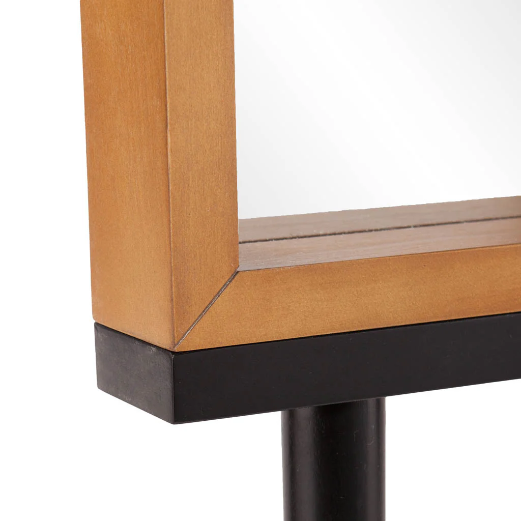 Sawa Leaning Mirror Weathered Gray - Image 2