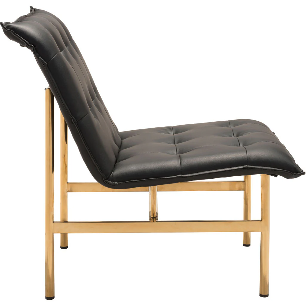 Sawyer Chair Black & Gold - Image 2