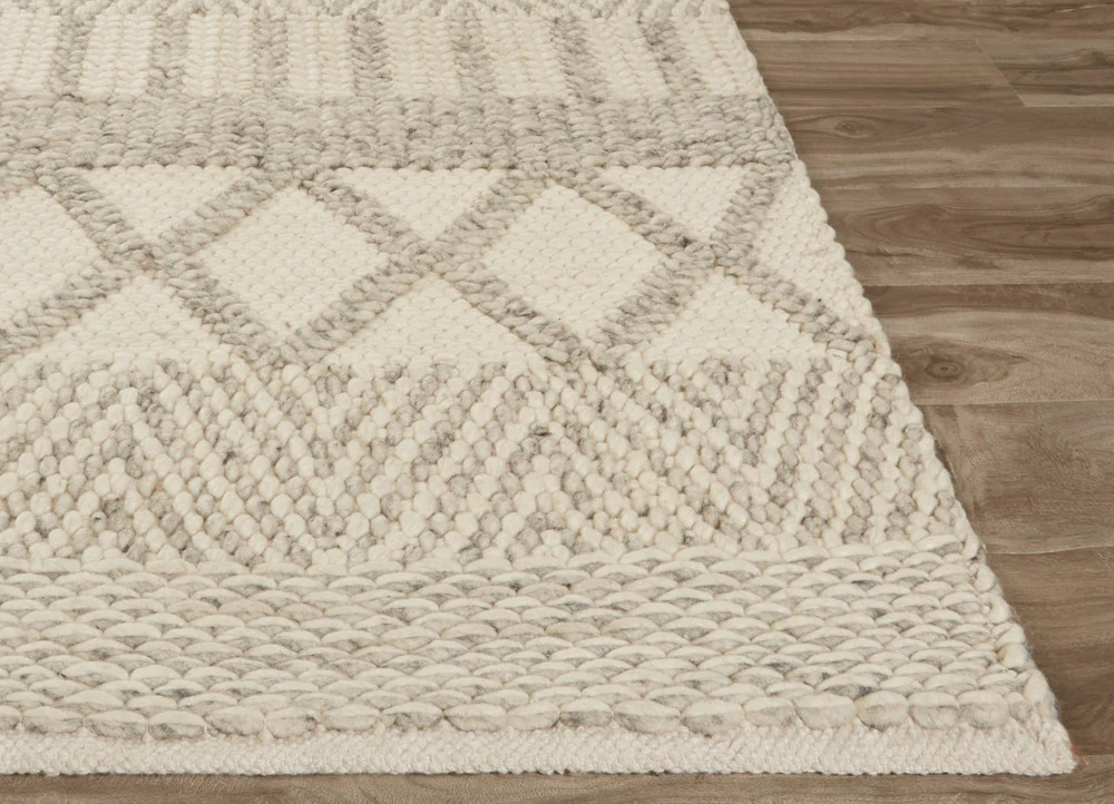 Scandinavia Dula Sandhurst Ivory/Gray Area Rug - Image 3