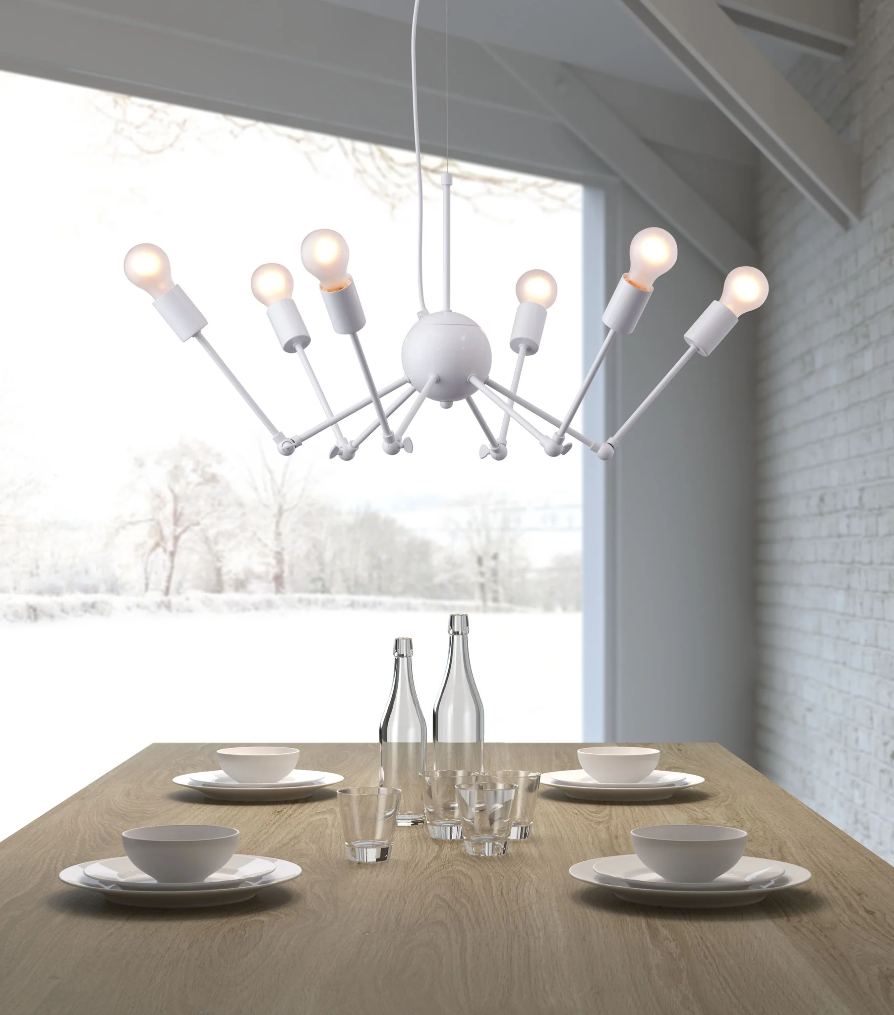 Scherpenzeel Ceiling Lamp White - Image 4
