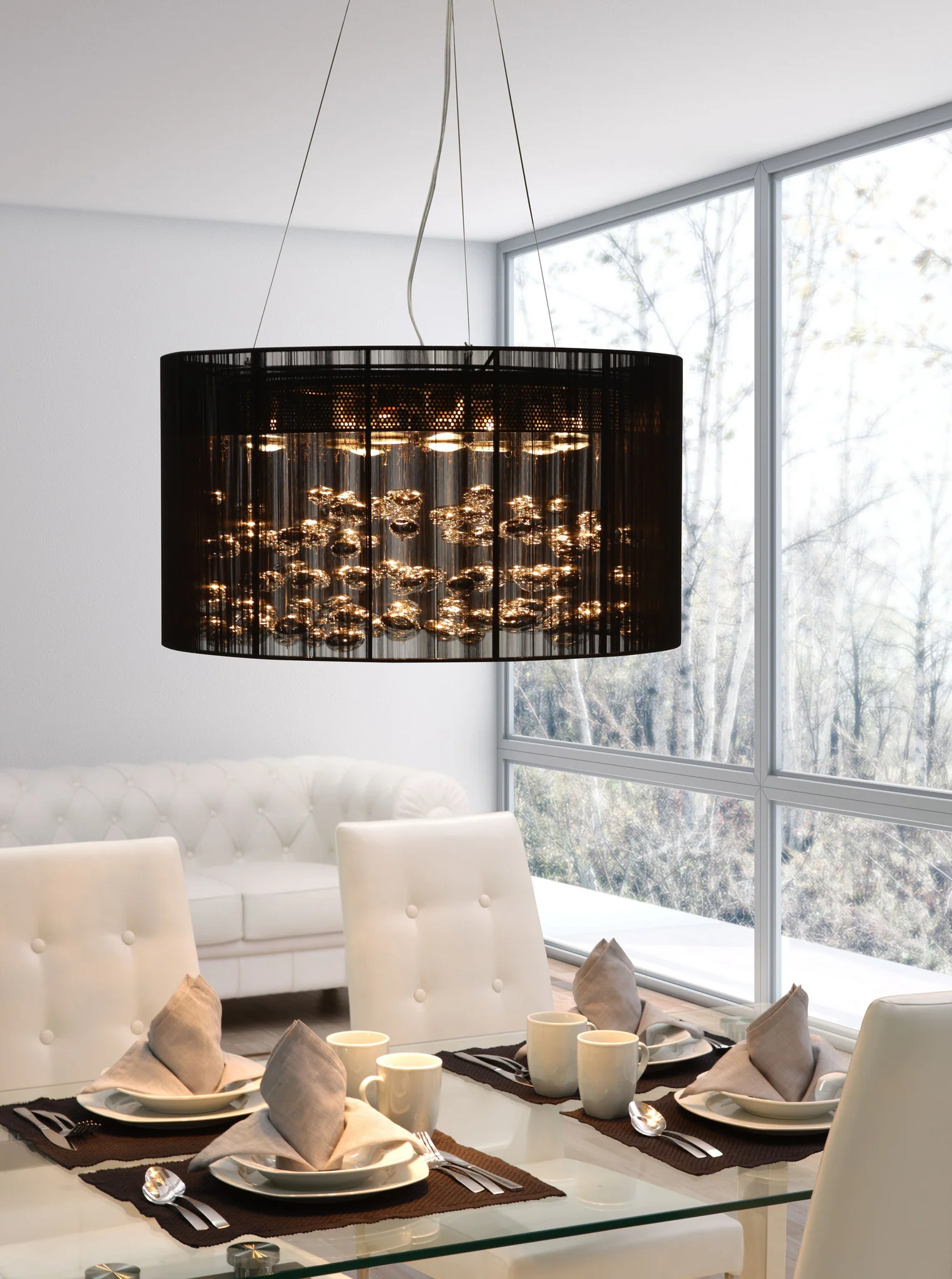 Schouwen Ceiling Lamp Black - Image 5
