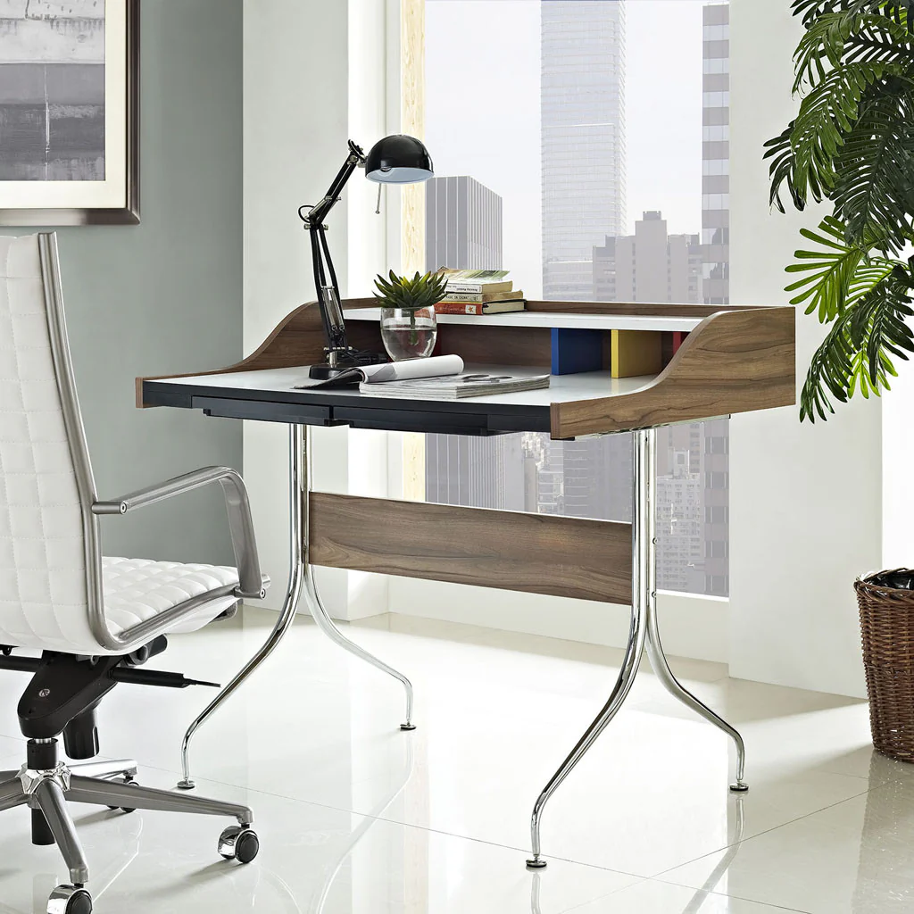 Sculpted Desk Natural - Image 5