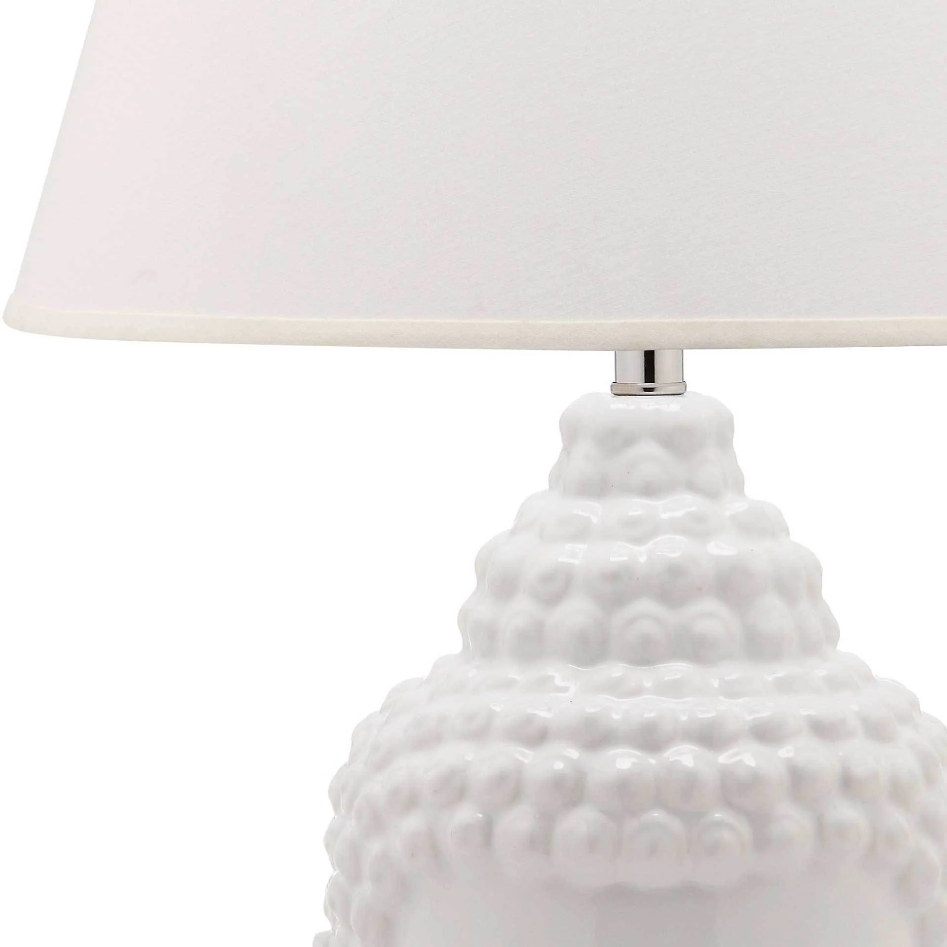 Sean Buddha Table Lamp White (Set of 2) - Image 2
