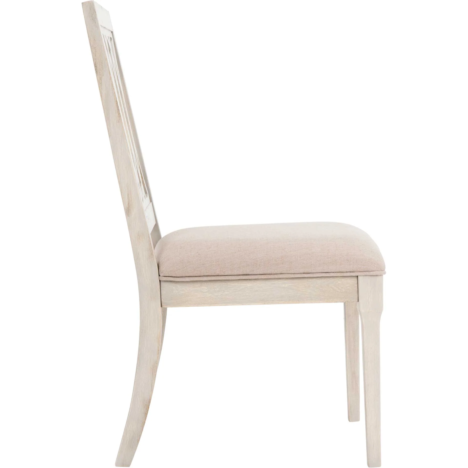 Seaside Linen Side Chair Taupe/Rustic Gray (Set of 2) - Image 4