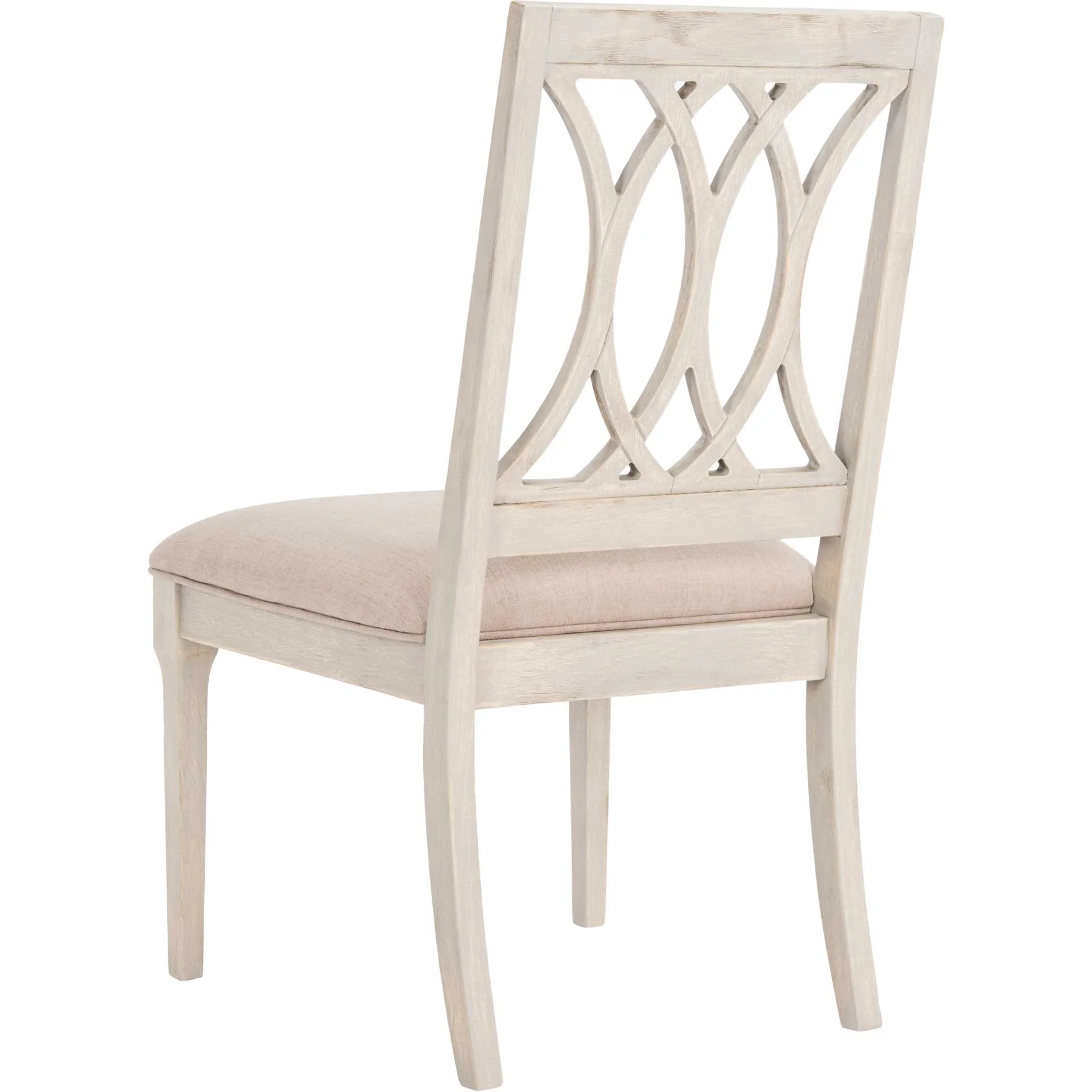 Seaside Linen Side Chair Taupe/Rustic Gray (Set of 2) - Image 5
