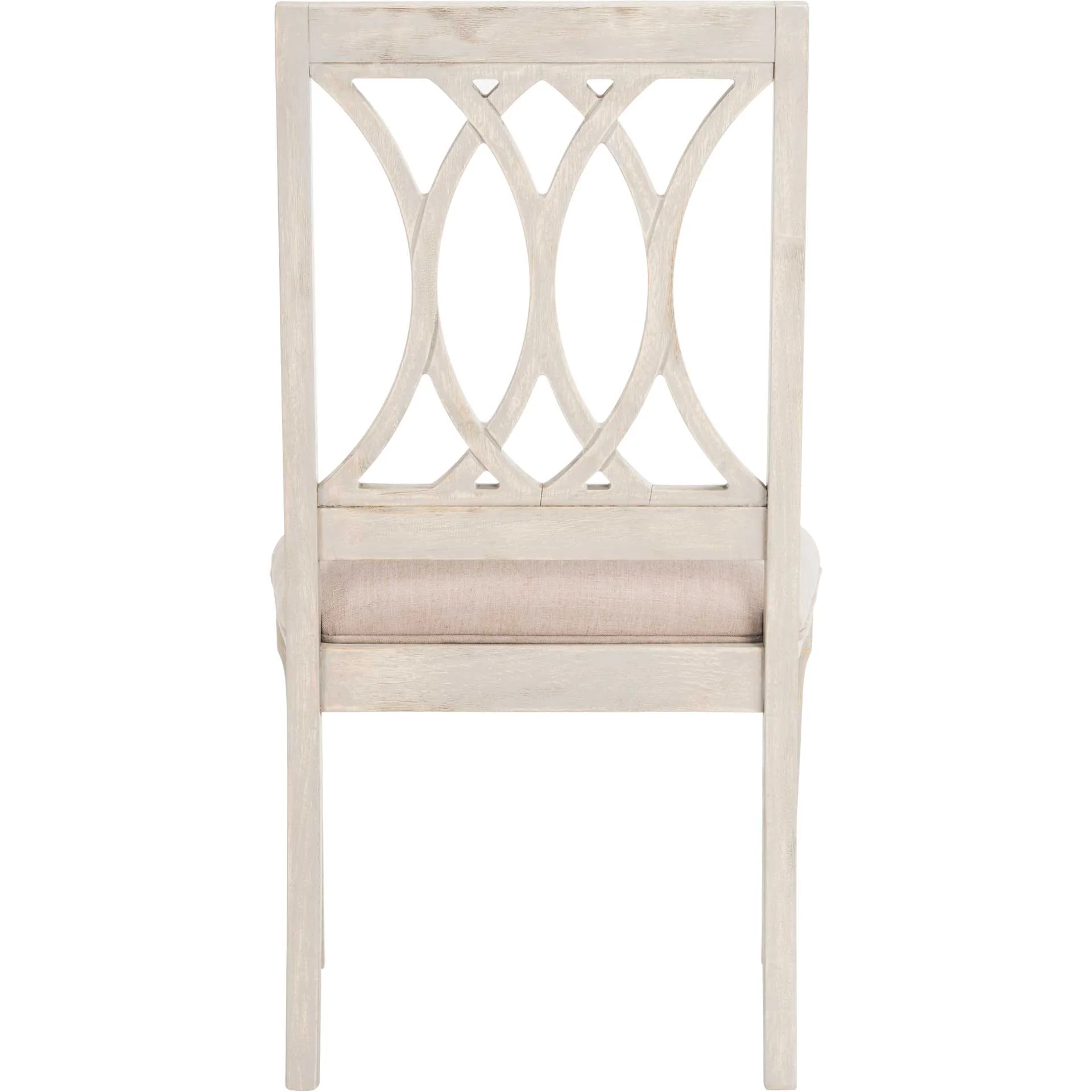 Seaside Linen Side Chair Taupe/Rustic Gray (Set of 2) - Image 6