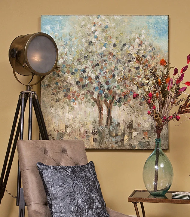 Seasons Handpainted Oil Canvas - Image 2