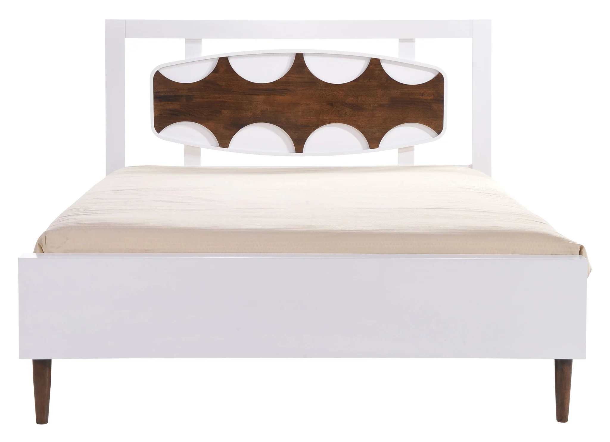 Seaton Bed Walnut & White - Image 2