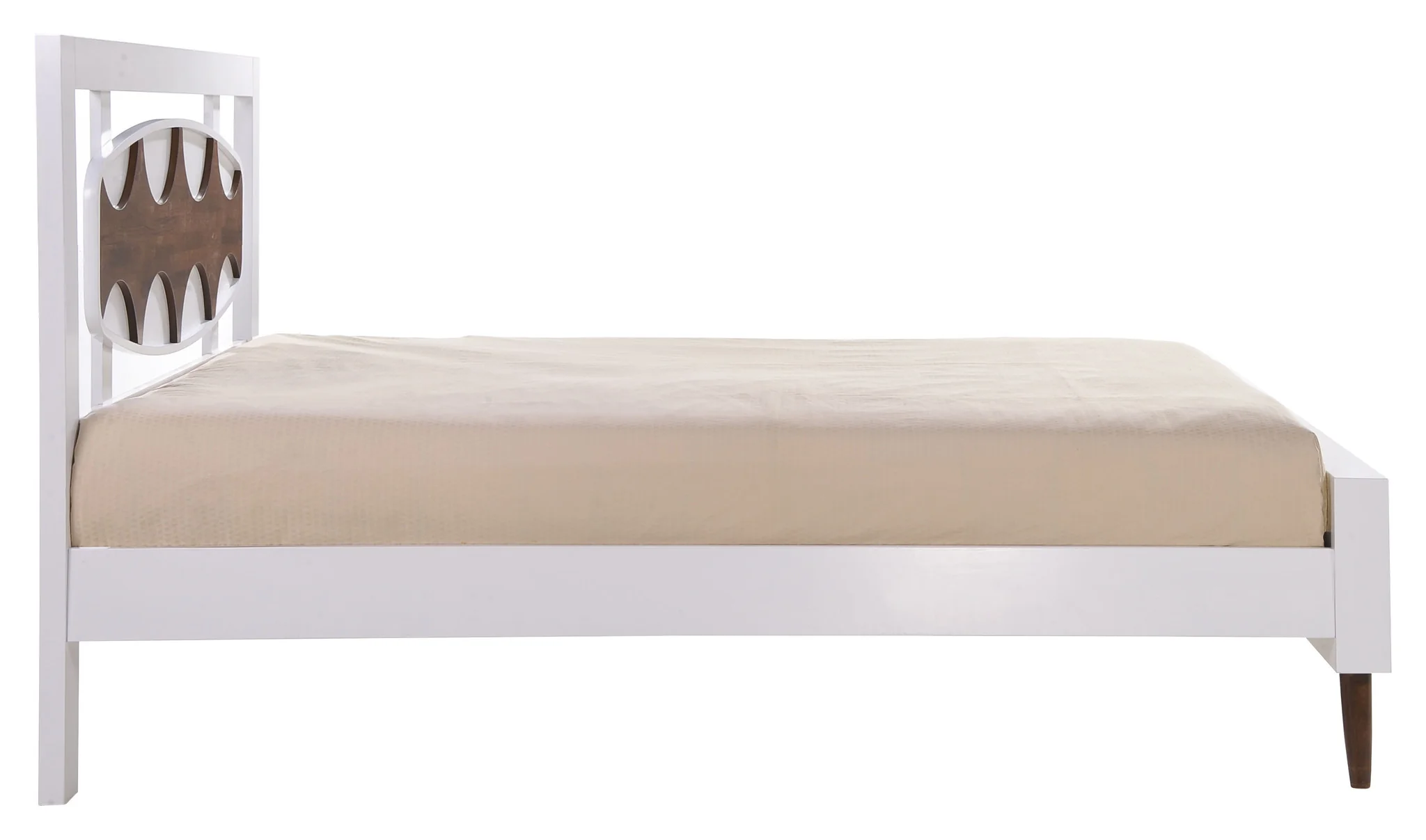 Seaton Bed Walnut & White - Image 3