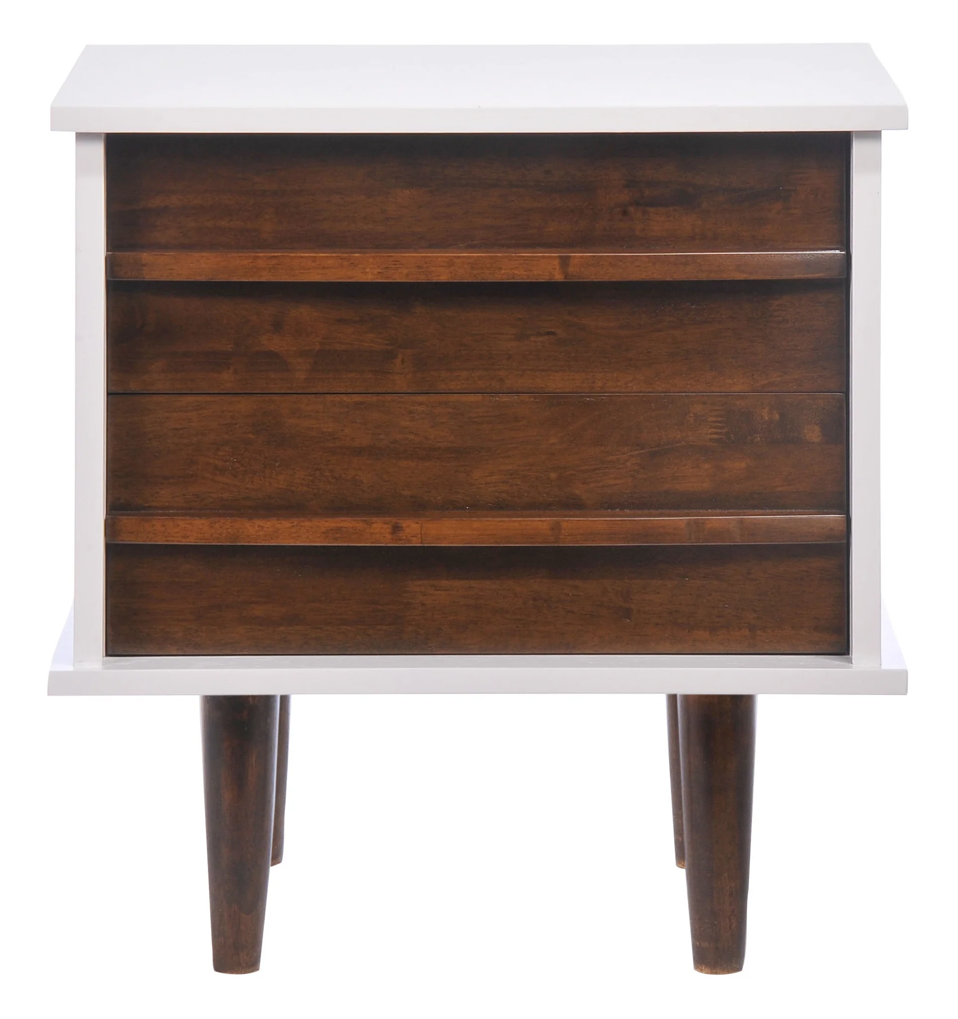 Seaton Night Stand Walnut & White - Image 2