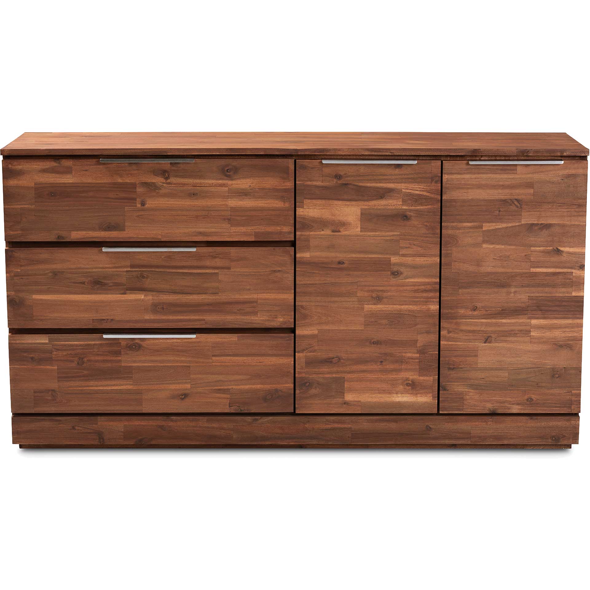 Seattle 3-Drawer Wood Server Golden Oak - Image 2