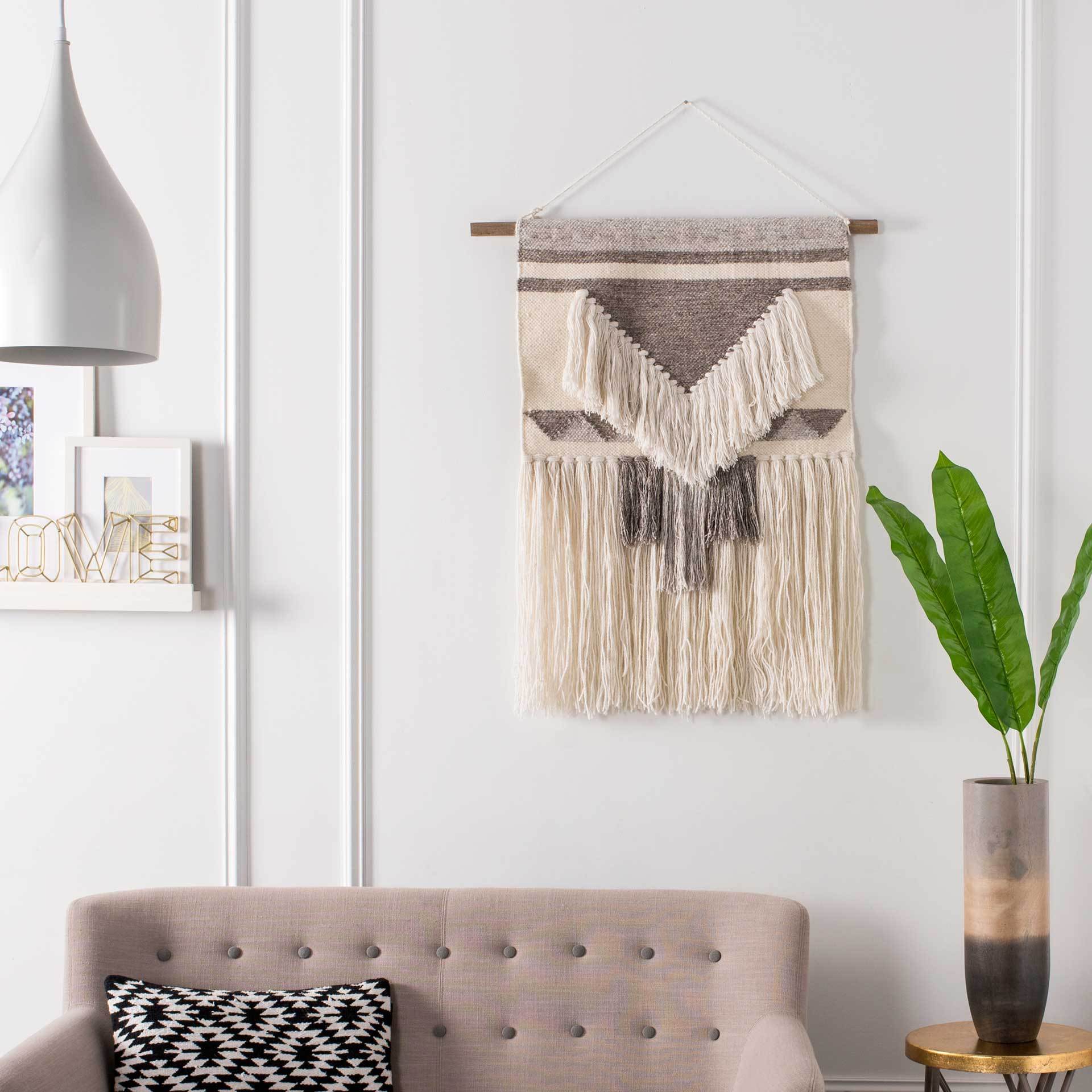 Seattle Woven Wall Art Ivory/Brown - Image 3