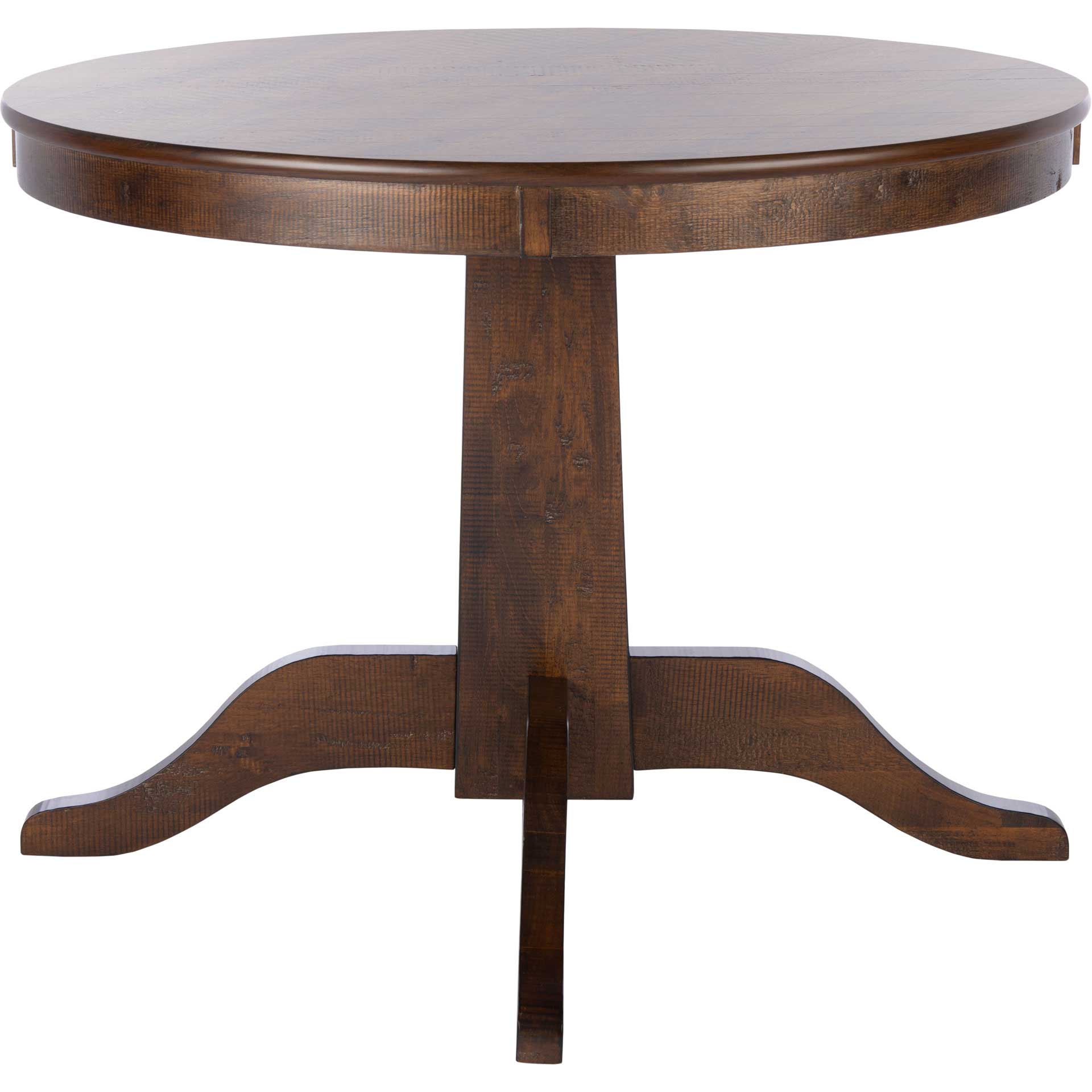 Sebastian Round Dining Table Rustic Cafe - Image 2