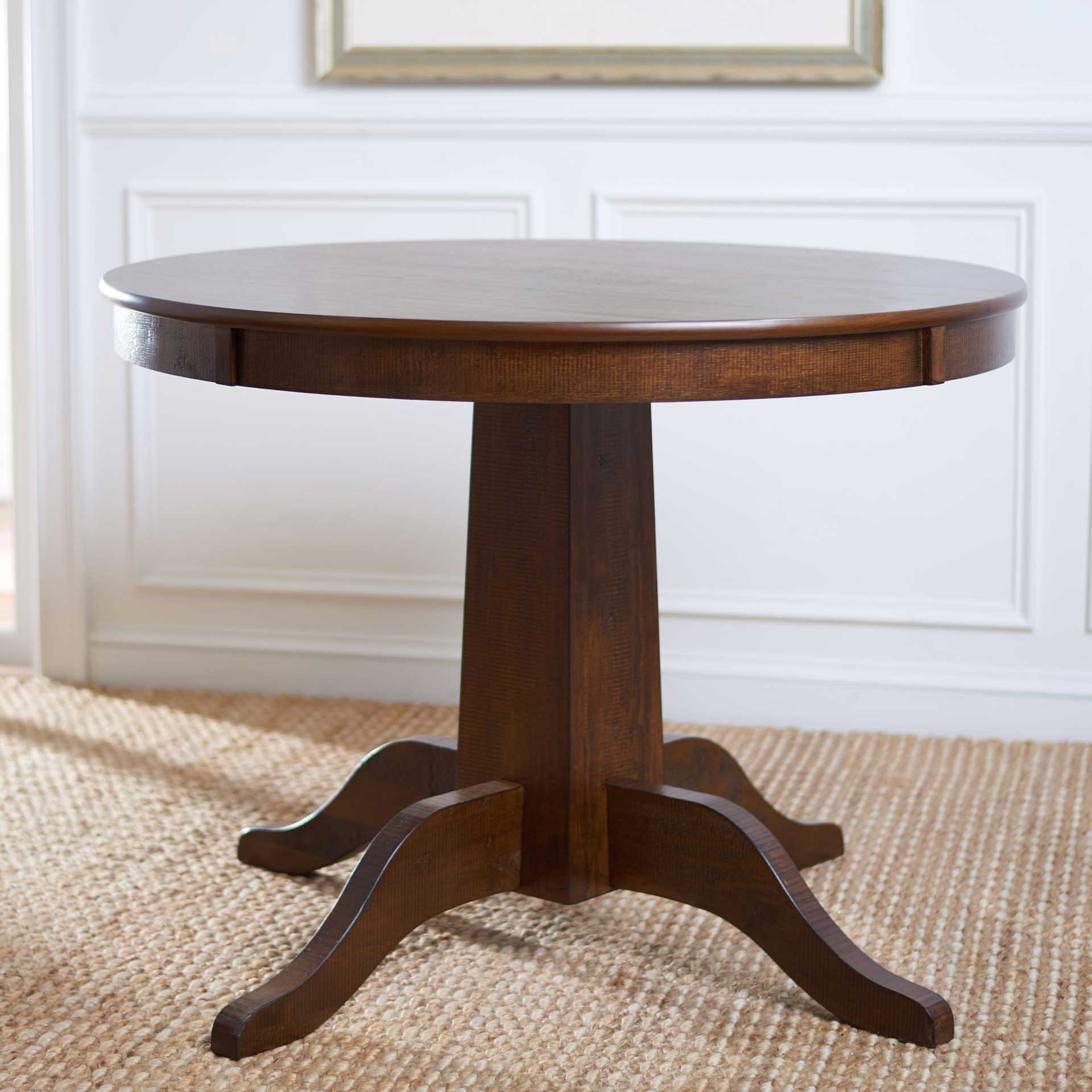 Sebastian Round Dining Table Rustic Cafe - Image 5