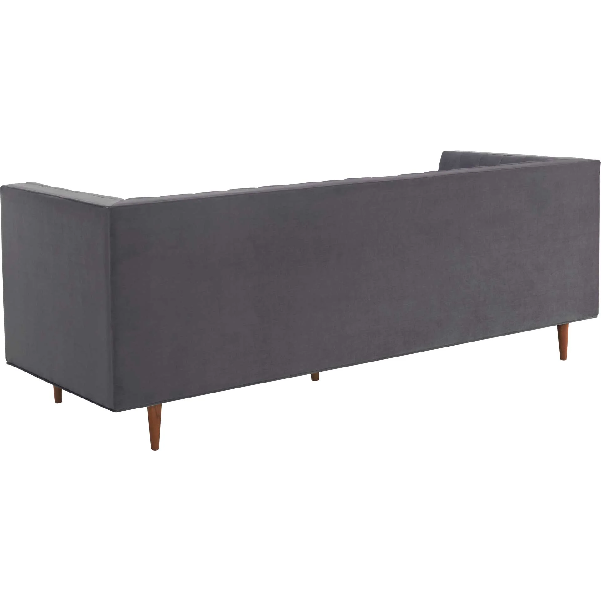 Sebesi Velvet Sofa Gray - Image 4