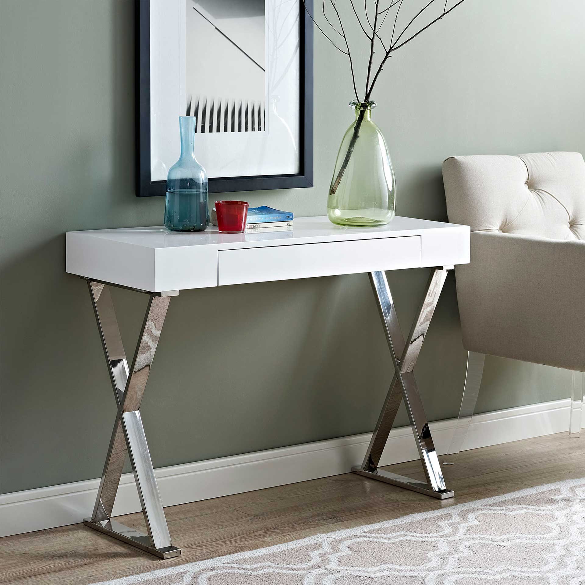 Section Console Table White - Image 4