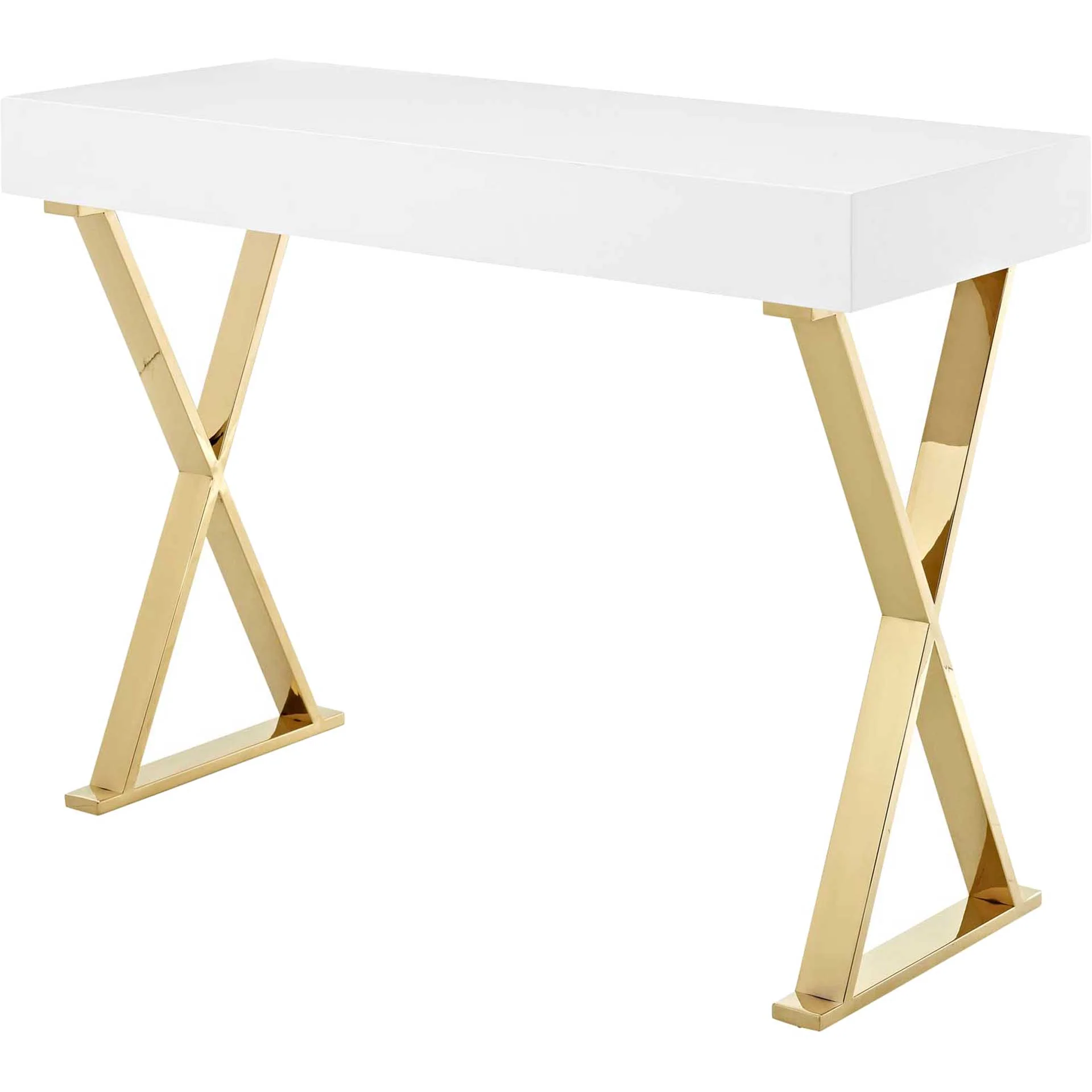Section Console Table White/Gold - Image 3