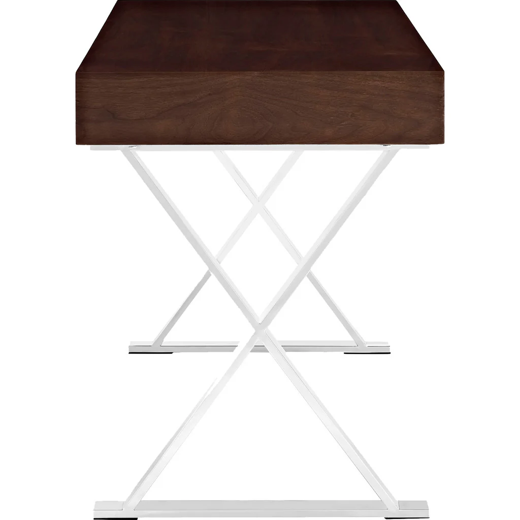Section Office Desk Walnut - Image 2