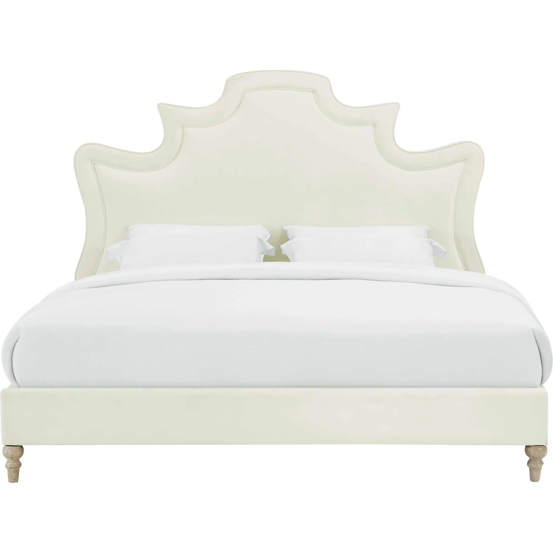 Selena Velvet Bed Cream - Image 2