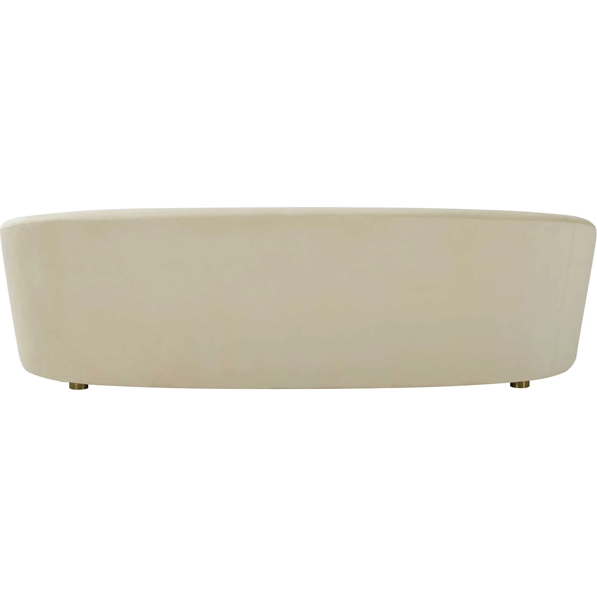 Selena Velvet Sofa Oat - Image 3