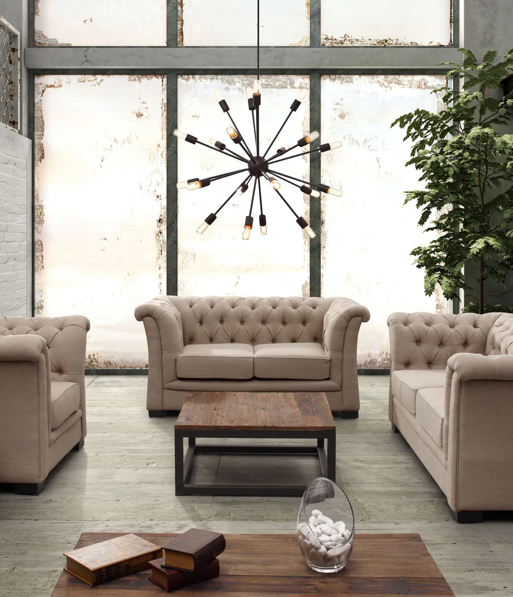 Seraph Ceiling Lamp Large Rust - Image 3