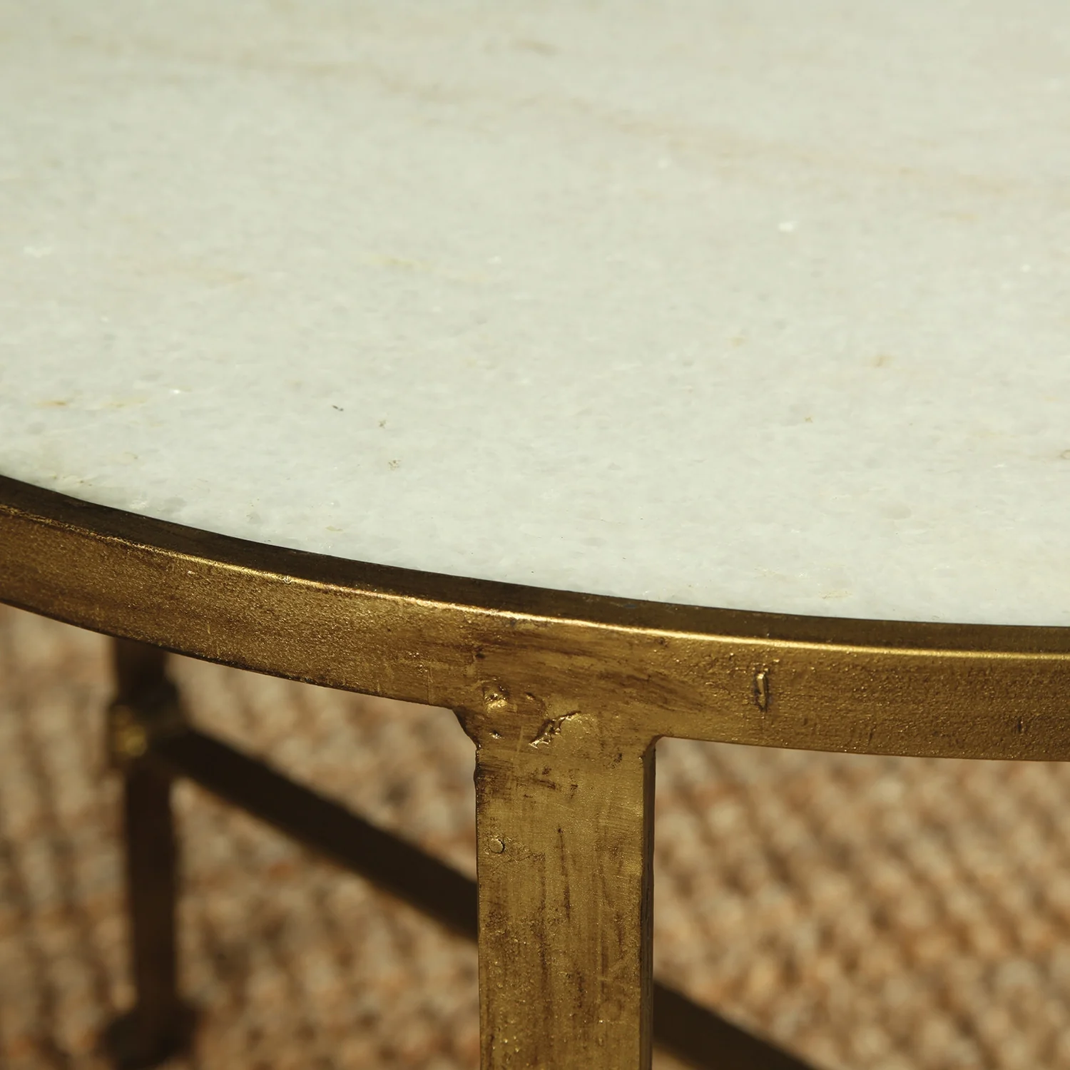 Seraph Iron & Stone Coffee Table - Image 3