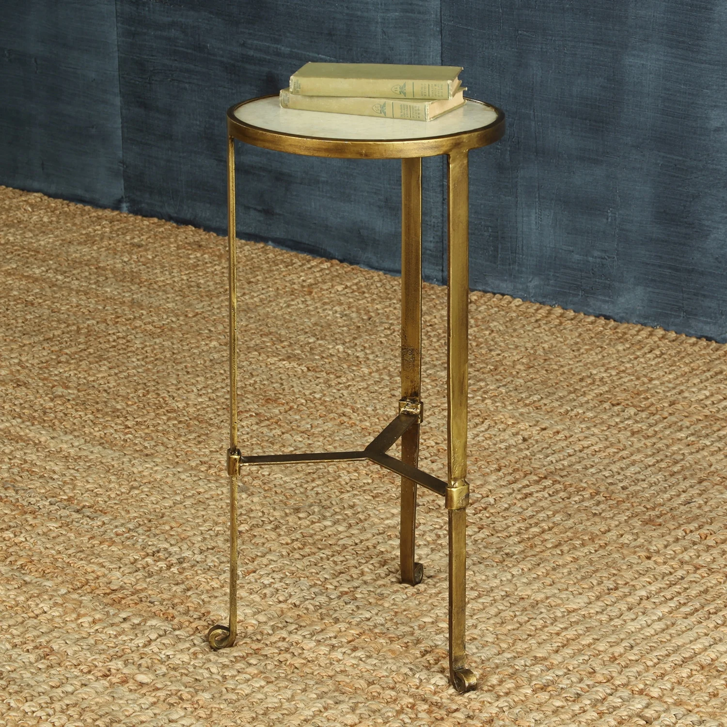Seraph Iron & Stone Side Table - Image 2