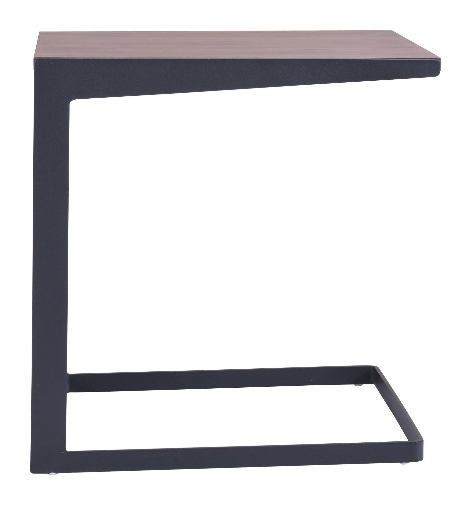 Serendipity Side Table Walnut & Black - Image 2