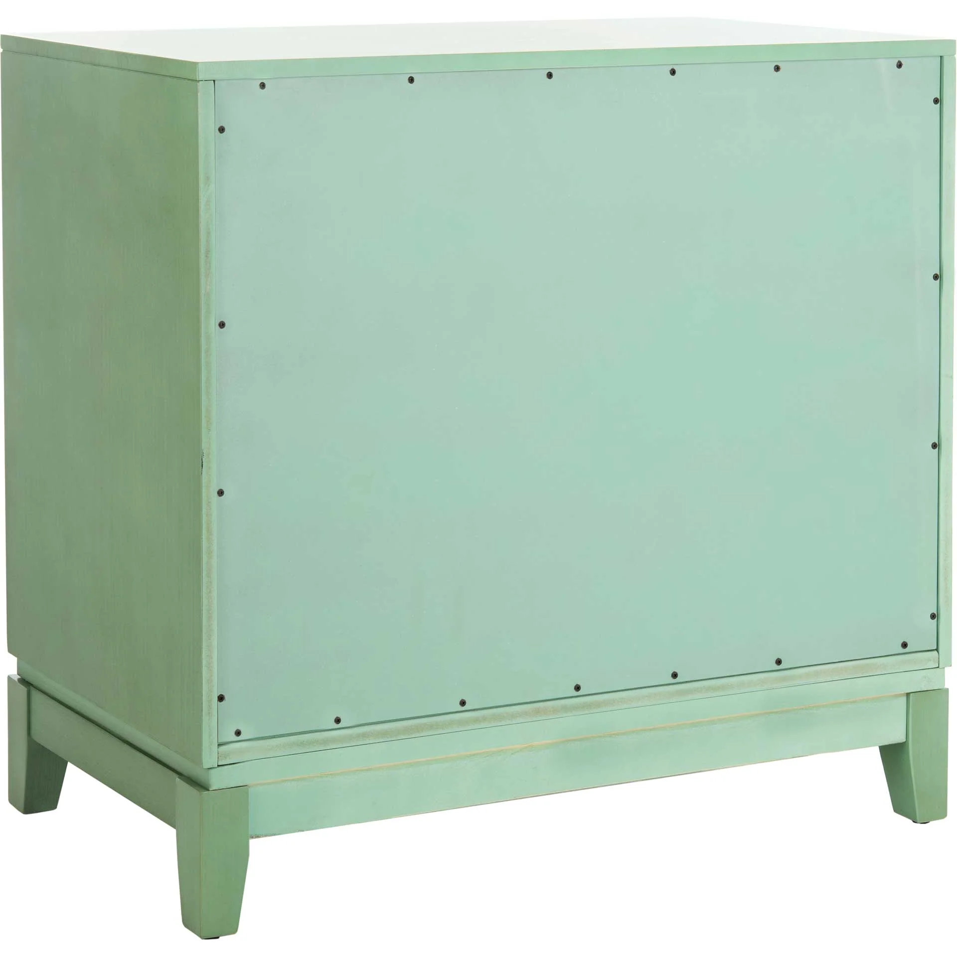 Shadi 2 Door Chest Turquoise/Mirror - Image 4