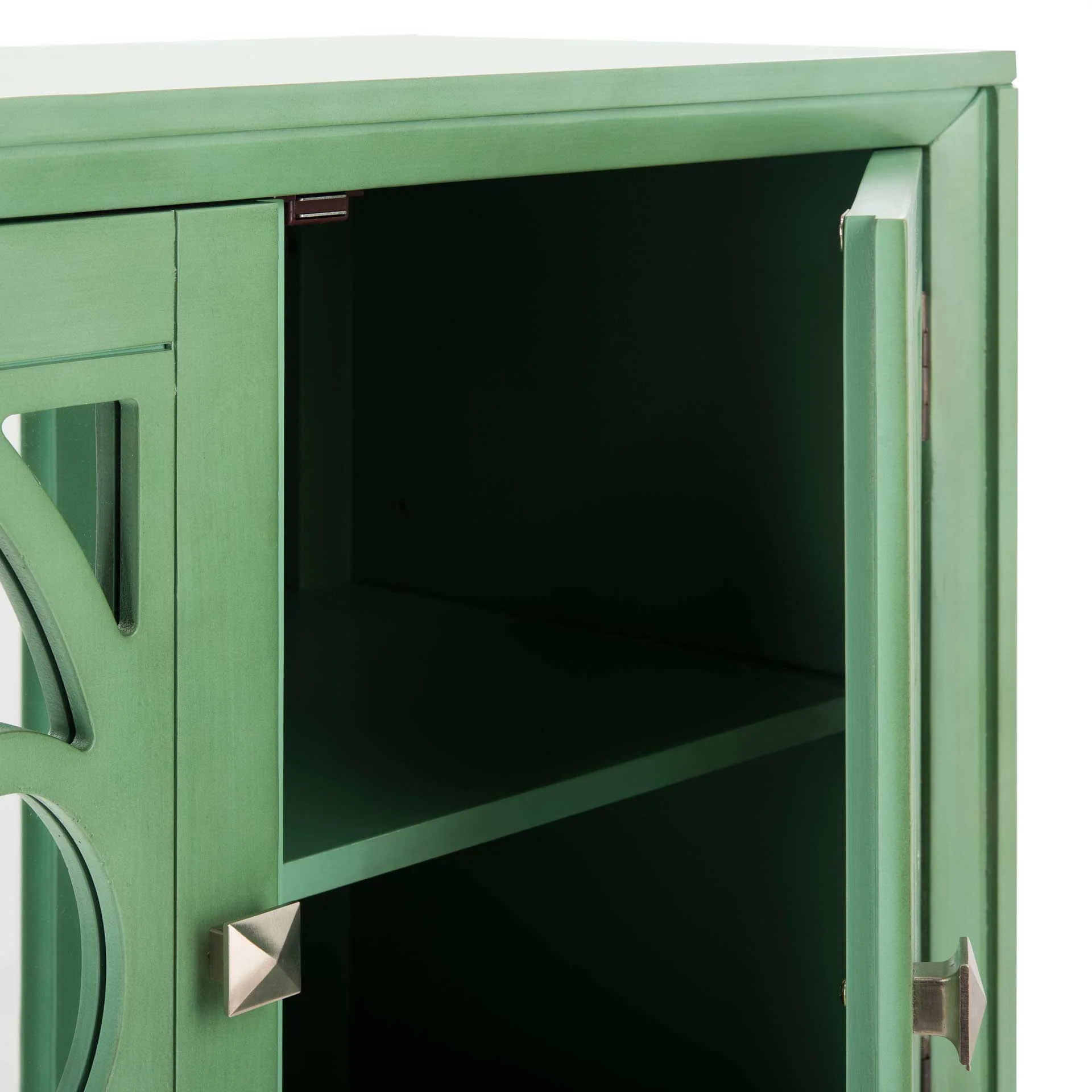 Shadi 2 Door Chest Turquoise/Mirror - Image 6