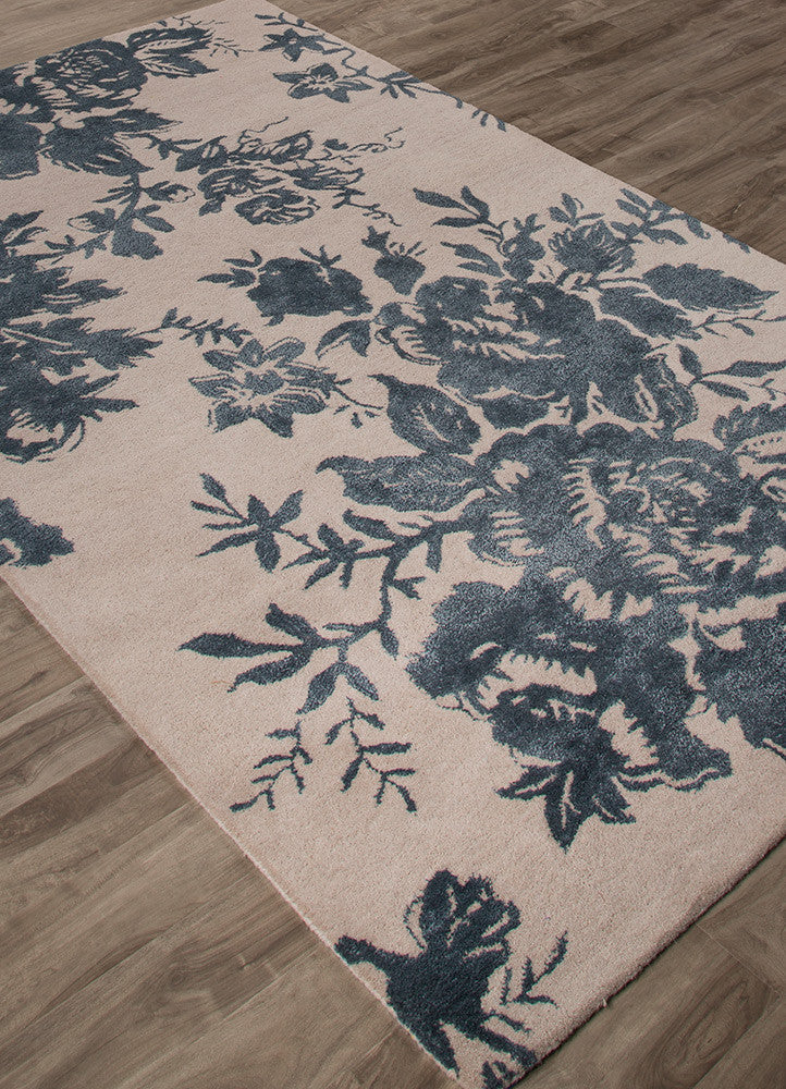 Shadow Dora Oyster Gray/Mallard Blue Area Rug - Image 2