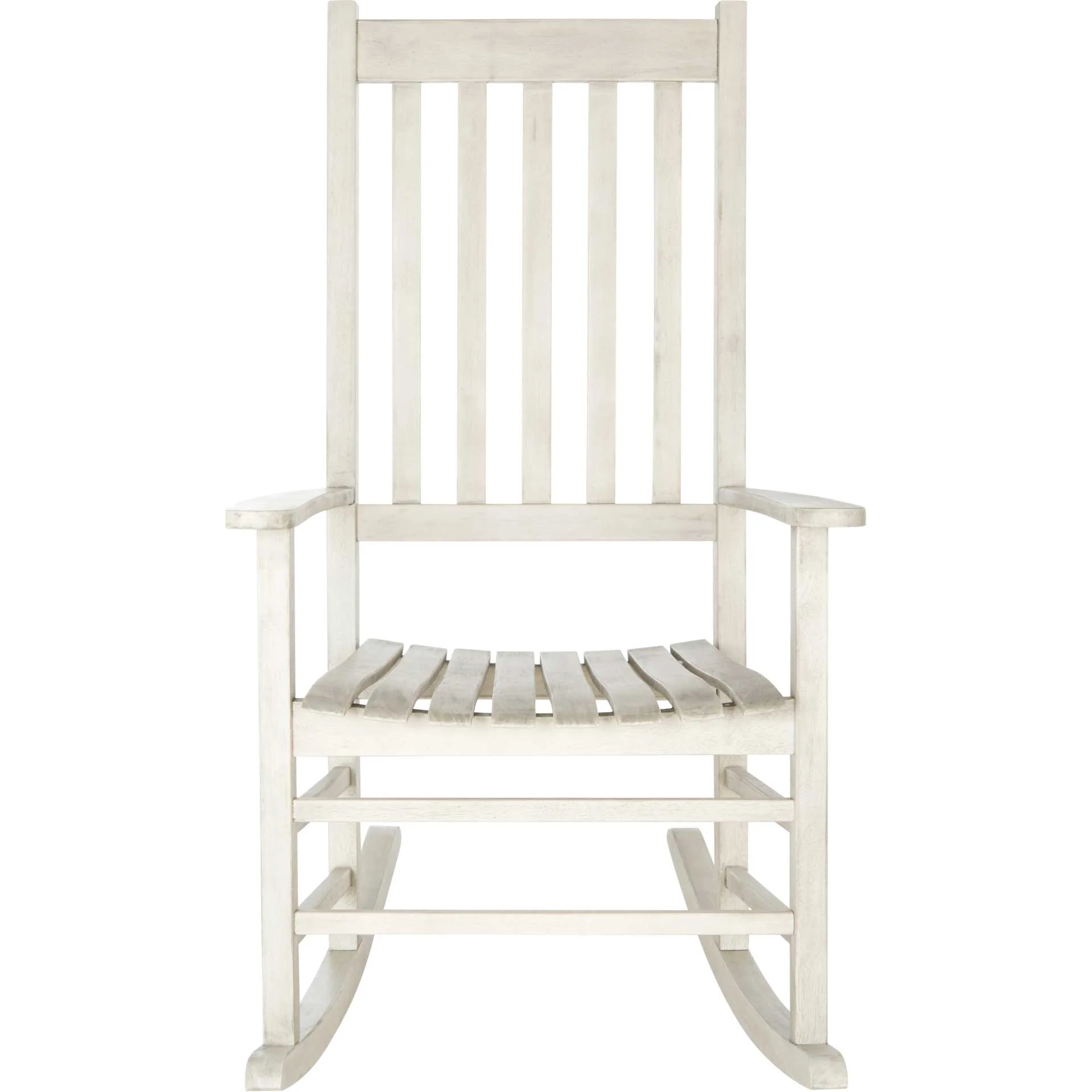 Shag Rocking Chair White Wash - Image 2