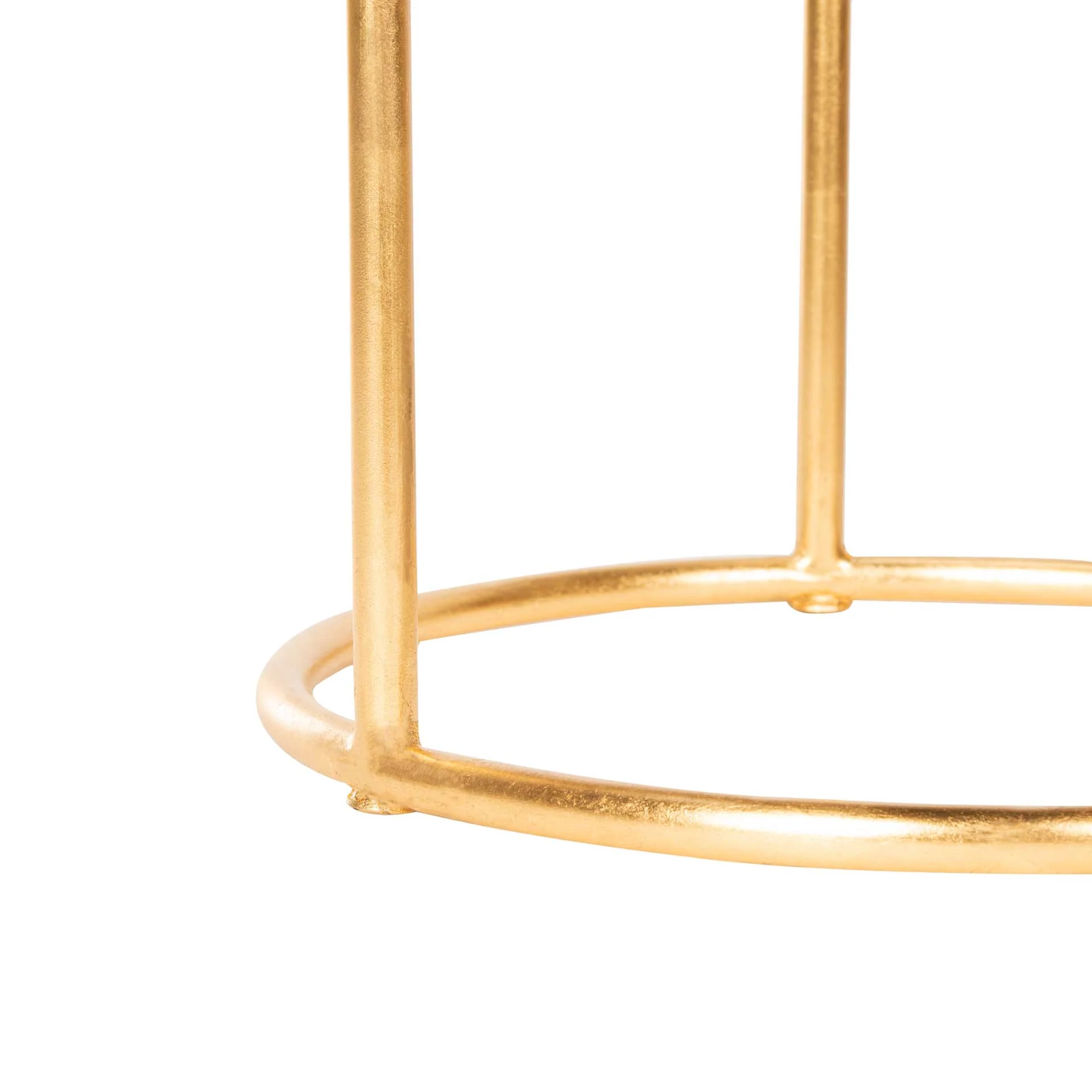 Shaikha Glass Top Accent Table Gold - Image 5