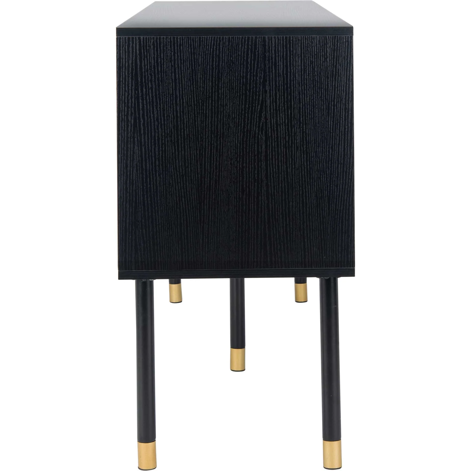 Shanara TV Stand Black/White/Gold - Image 3