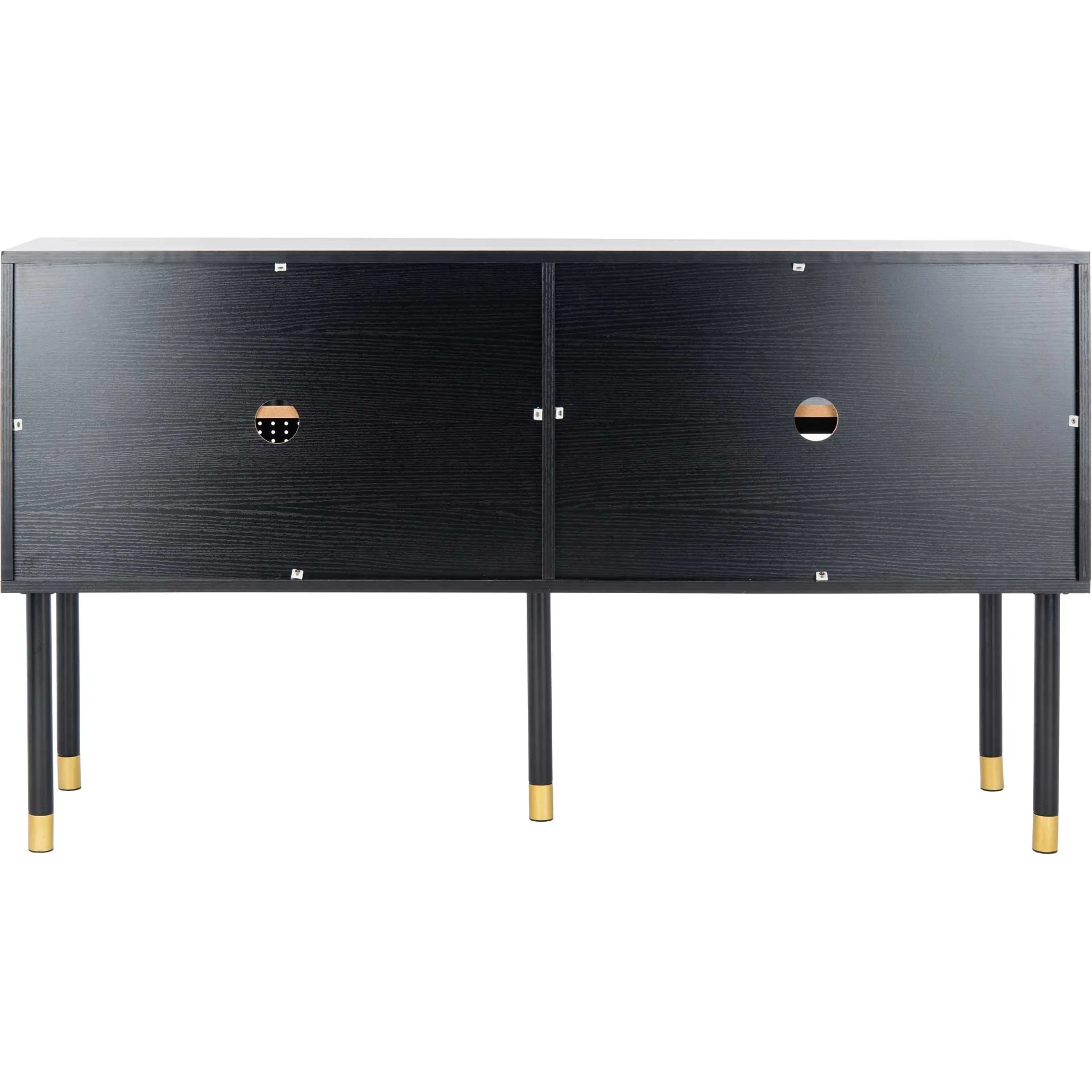 Shanara TV Stand Black/White/Gold - Image 4