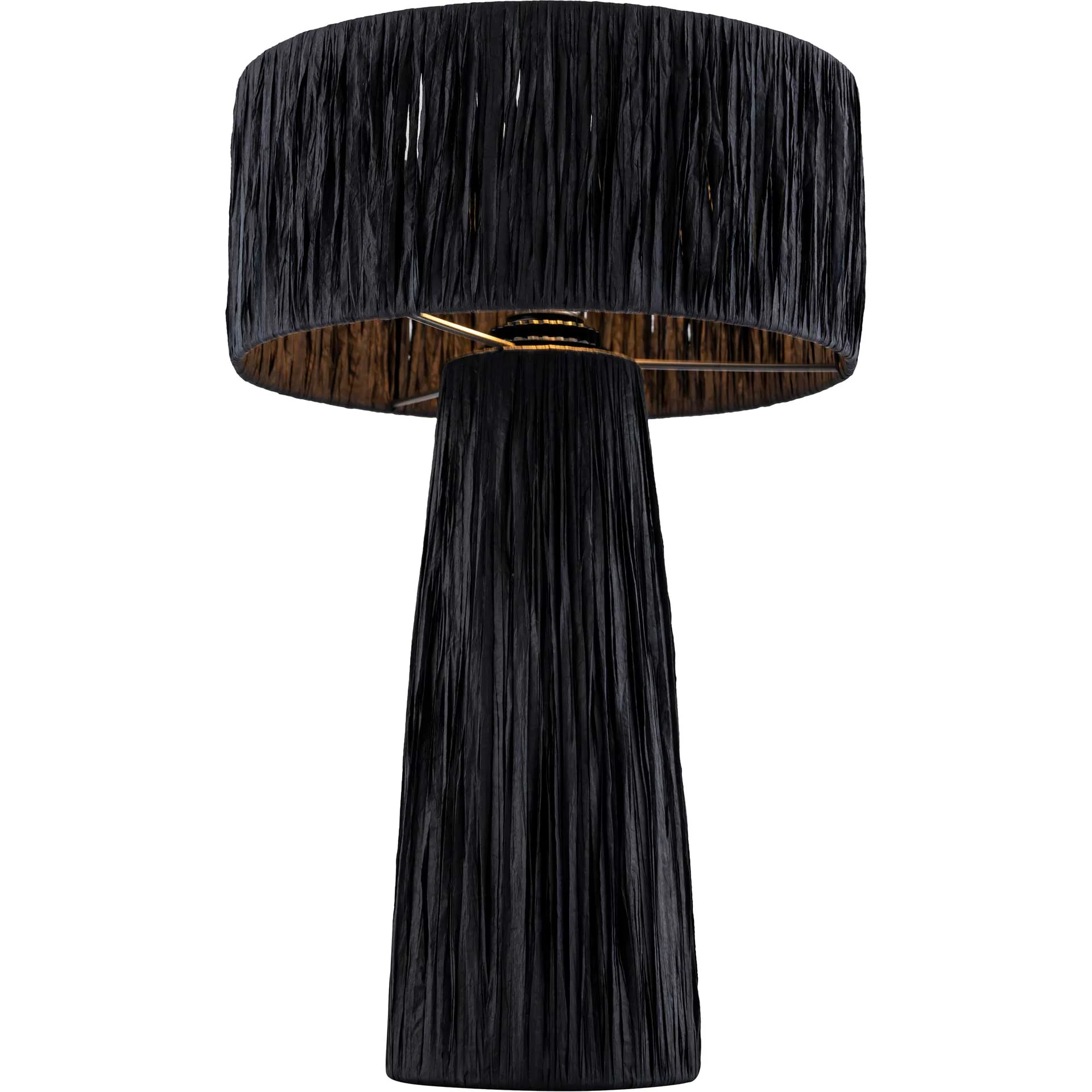 Shannon Rafia Table Lamp Black - Image 3