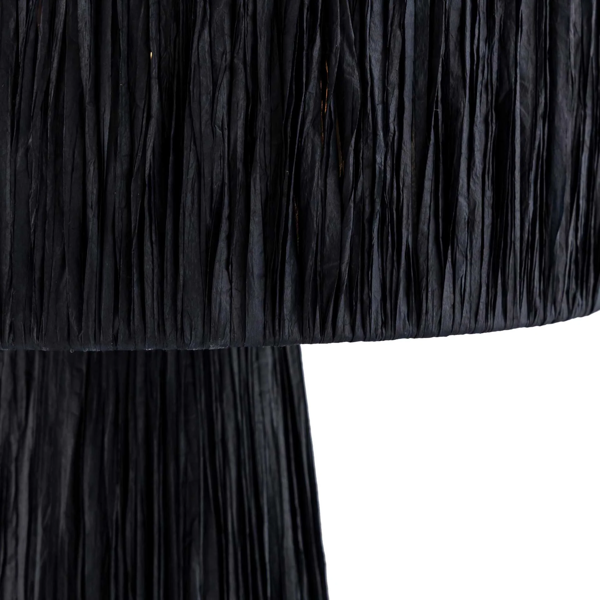 Shannon Rafia Table Lamp Black - Image 4