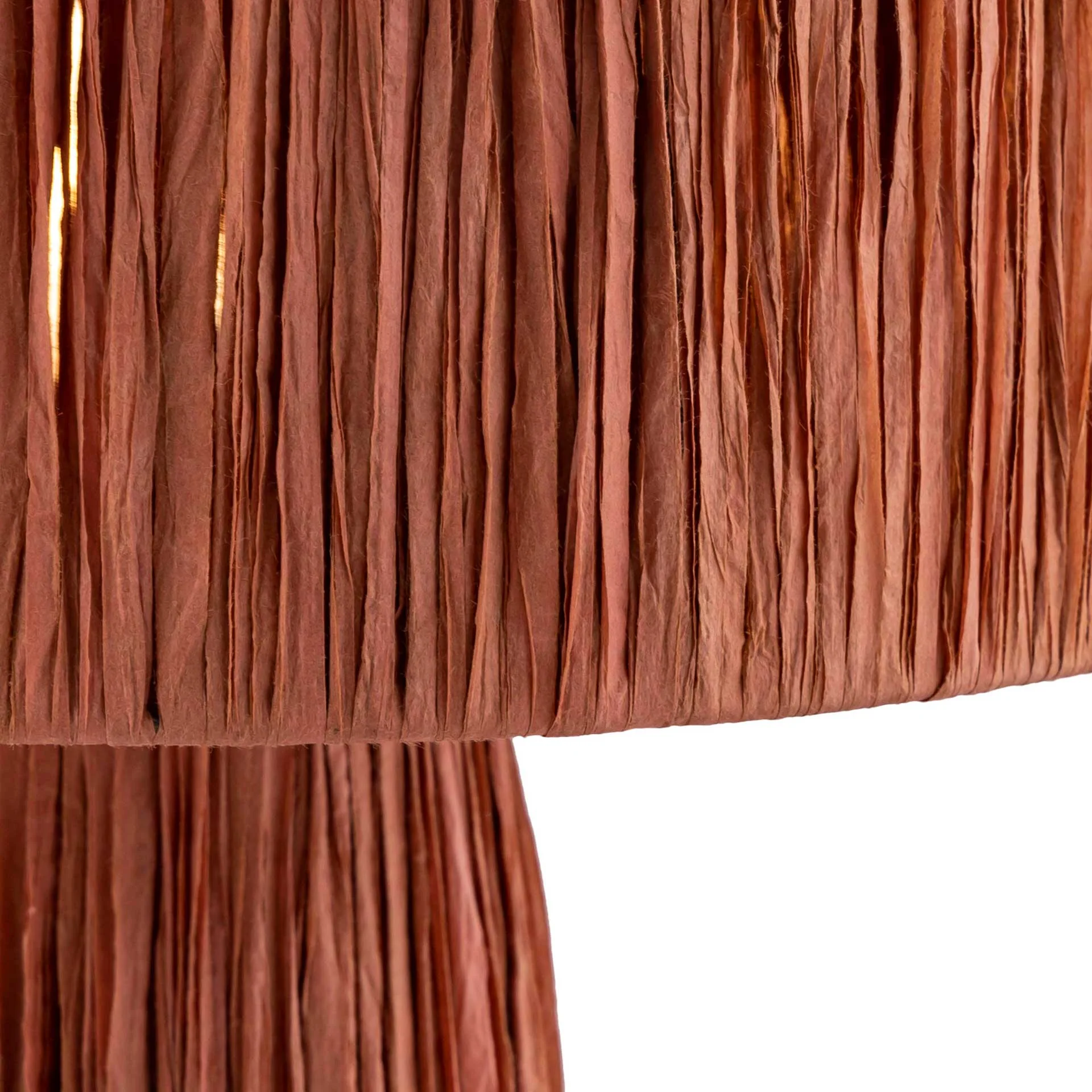 Shannon Rafia Table Lamp Brick - Image 5