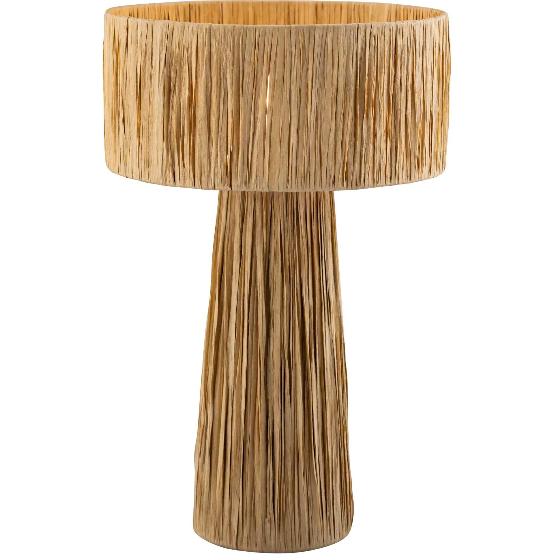 Shannon Rafia Table Lamp Natural - Image 2
